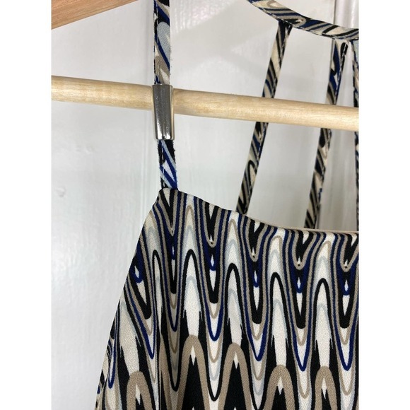 Kensie Size S Retro Square Neck Halter Shift Dress - Picture 2 of 9